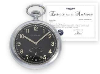 Карманные часы: крайне редкие военные часы Longines немецкой армии, доставлен в 1943 году, с корневой отрывок книги Карманные часы: крайне редкие военные часы Longines немецкой армии, доставлен в 1943 году, с корневой отрывок книги