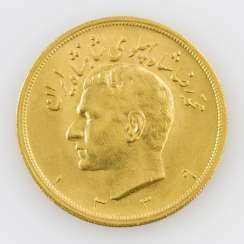 Iran/Gold - 5 Pahlevi 1960, Mohammed Riza Pahlevi Iran/Gold - 5 Pahlevi 1960, Mohammed Riza Pahlevi