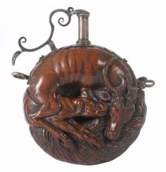 So-called Maucher powder bottle, probably 19th century. Century So-called Maucher powder bottle, probably 19th century. Century