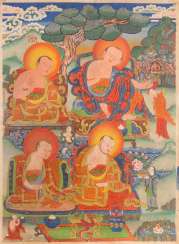 ZWEI THANGKAS: BUDDHISTISCHE WEISE ZWEI THANGKAS: BUDDHISTISCHE WEISE