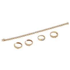 Jewelry mixed lot 4-piece Jewelry mixed lot 4-piece