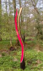 Franz Robert Czieslik: Installation / Wood Sculpture / Baumtur®: Work-List For B6/2016, Height Of 2.55 Meters, Robinia Wood. Franz Robert Czieslik: Installation / Wood Sculpture / Baumtur®: Work-List For B6/2016, Height Of 2.55 Meters, Robinia Wood.