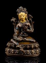 Bronze of Syamatara on a Lotus Bronze of Syamatara on a Lotus