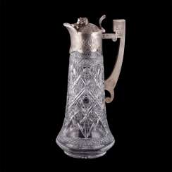 Unusual decanter in the art Nouveau style Unusual decanter in the art Nouveau style