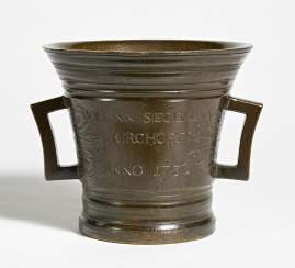 Big mortar. Johann Siegismund Kirchoff 1730 Big mortar. Johann Siegismund Kirchoff 1730
