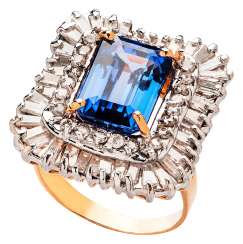 Tanzanite ring with diamonds Tanzanite ring with diamonds