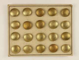 20 gold-plated buttons 20 gold-plated buttons