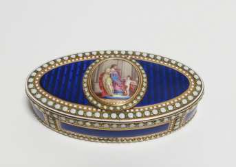 Oval snuffbox with Venus and Cupid Oval snuffbox with Venus and Cupid