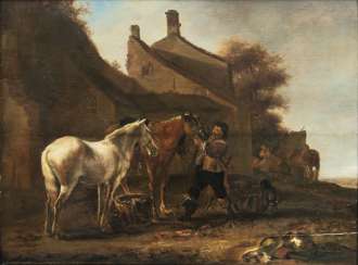 Latching Tab. Dirck Stoop, attributed to Latching Tab. Dirck Stoop, attributed to