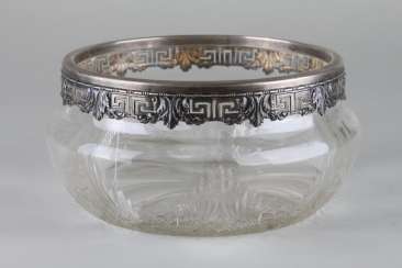 Vase with silver rim. Germany, n of the 20th century Vase with silver rim. Germany, n of the 20th century