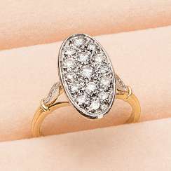 Art Deco Brillantring Art Deco Brillantring