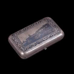 Cigarette case with a view of the Winter Palace Cigarette case with a view of the Winter Palace