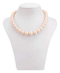 South Sea pearl necklace with two-tone clasp South Sea pearl necklace with two-tone clasp