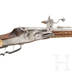 Rich verbeinte luxury-wheel-lock rifle, Bohemia, to 1680/1700 Rich verbeinte luxury-wheel-lock rifle, Bohemia, to 1680/1700