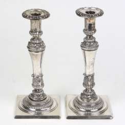 Biedermeier candlesticks pair circa 1830 Biedermeier candlesticks pair circa 1830