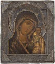 Mother of God of Kazan with Silberbasma Mother of God of Kazan with Silberbasma
