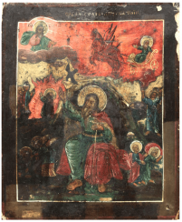 The fiery ascent of prophet Elijah The fiery ascent of prophet Elijah