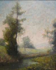 Otto Pippel, spring in the blossoming meadow landscape Otto Pippel, spring in the blossoming meadow landscape