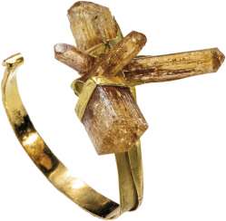 Bangle with citrine stages Bangle with citrine stages