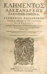 Clement Of Alexandria. Clement Of Alexandria.