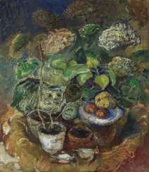 Hydrangeas and cat. To 1919 Hydrangeas and cat. To 1919