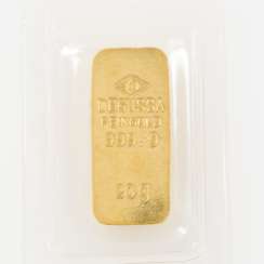 DEGUSSA Goldbarren 20 g, DEGUSSA Goldbarren 20 g,