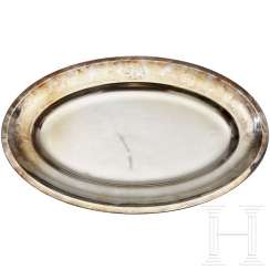 Adolf Hitler – an Oval Serving Tray from his Personal Silver Service Adolf Hitler – an Oval Serving Tray from his Personal Silver Service