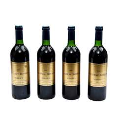 4 Flaschen CHATEAU NOTTON 1984 4 Flaschen CHATEAU NOTTON 1984
