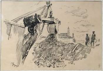 Romane S. G. «Analyse der Ruinen. Minsk», 1945 Romane S. G. «Analyse der Ruinen. Minsk», 1945