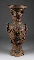 LARGE BRONZE FLOOR VASE China LARGE BRONZE FLOOR VASE China