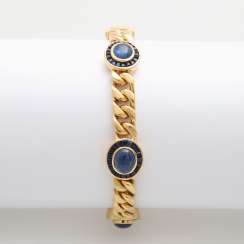 Tank strap sapphire cabochons occupied Tank strap sapphire cabochons occupied