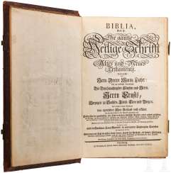 Biblia Germanica, последнее издание иллюстрированных Веймарской курфюрста Библии, А. конечная Дата, 1768 Biblia Germanica, последнее издание иллюстрированных Веймарской курфюрста Библии, А. конечная Дата, 1768