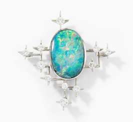 Opal-Brillant-Brosche Opal-Brillant-Brosche