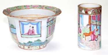 China Cachepot u. Pinselwäscher China Cachepot u. Pinselwäscher