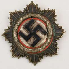GERMAN CROSS multi-piece, silver-plated/enameled, probably after 1945 GERMAN CROSS multi-piece, silver-plated/enameled, probably after 1945