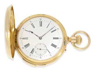 Pocket watch: fine Pocket chronometer with Repetition, attributed to Louis Audemars, No. 11044, CA. 1890 Pocket watch: fine Pocket chronometer with Repetition, attributed to Louis Audemars, No. 11044, CA. 1890