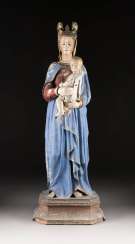 Monumental Figure Of The Mother Of God With The Christ Child Monumental Figure Of The Mother Of God With The Christ Child