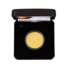 BRD/GOLD - 100 € 2003/D, Quedlinburg, vz-stgl, oxidation, stain, BRD/GOLD - 100 € 2003/D, Quedlinburg, vz-stgl, oxidation, stain,