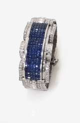 Bracelet with sapphires and diamonds Bracelet with sapphires and diamonds