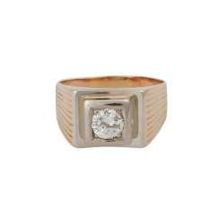 Solitaire ring with brilliant, approximately 0.8 ct, Solitaire ring with brilliant, approximately 0.8 ct,