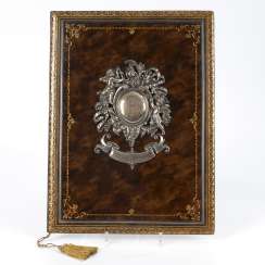 High quality Ziermappe to the wedding with silver plated mount High quality Ziermappe to the wedding with silver plated mount