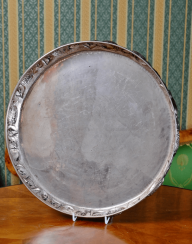Tray of silver, the beginning of XX century Tray of silver, the beginning of XX century
