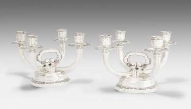 1 Pair Of Girandoles 1 Pair Of Girandoles