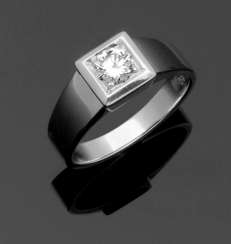Mr band ring with brilliant solitaire Mr band ring with brilliant solitaire