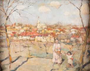 ИВАН ВЛАДИМИРОВИЧ ПЕТРОВСКИЙ 1880 - 1942 'весной' ИВАН ВЛАДИМИРОВИЧ ПЕТРОВСКИЙ 1880 - 1942 'весной'