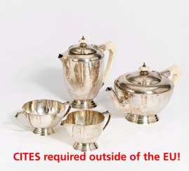 Four-piece coffee and tea service Four-piece coffee and tea service