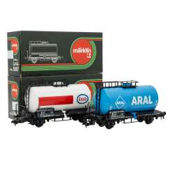 MÄRKLIN 2 часть извитых канальцев цистерн, 1 трек. MÄRKLIN 2 часть извитых канальцев цистерн, 1 трек.
