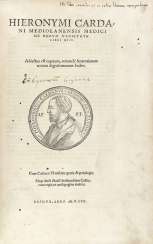 CARDANO, Girolamo (1501-1576) - De rerum varietate libri XVII. Basel: Henricus Petrus, 1557. CARDANO, Girolamo (1501-1576) - De rerum varietate libri XVII. Basel: Henricus Petrus, 1557.