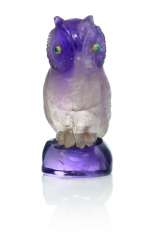 A CONTINENTAL JEWELLED HARDSTONE HAND-SEAL A CONTINENTAL JEWELLED HARDSTONE HAND-SEAL