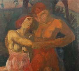 Ackermann, Max Berlin 1887 - 1975 Unterlengenhardt, painter and graphic artist, student at the art school in Weimar with van de Velde, with Richard Müller in Dresden, with Stuck in Munich and Hölzel student in Stuttgart, professor. '' Untitled Ackermann, Max Berlin 1887 - 1975 Unterlengenhardt, painter and graphic artist, student at the art school in Weimar with van de Velde, with Richard Müller in Dresden, with Stuck in Munich and Hölzel student in Stuttgart, professor. '' Untitled